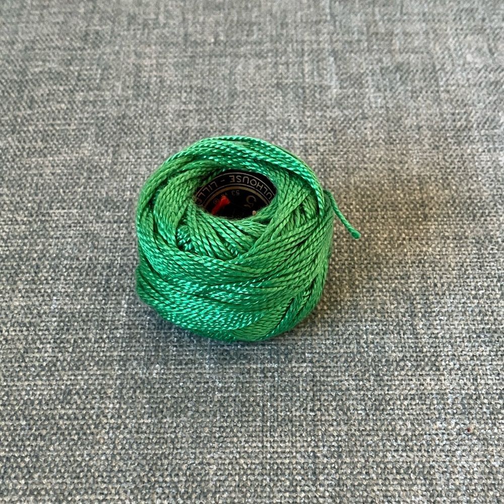 Green Needlepoint Thread Yarn